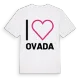 Jag älskar Ovada t-shirt stort tryck