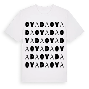 Ovada ordlek t-shirt – ekologisk bomull t-shirt från Pinshirt