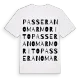 Passerano Marmorito ordlek t-shirt