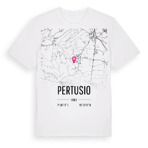 Pertusio karta t-shirt – ekologisk bomull t-shirt från Pinshirt