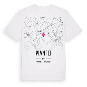 Pianfei karta t-shirt – ekologisk bomull t-shirt från Pinshirt