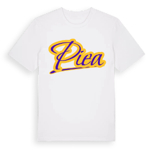 Piea baseball t-shirt – ekologisk bomull t-shirt från Pinshirt
