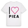 Jag älskar Piea t-shirt stort tryck