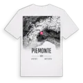 Piemonte karta t-shirt