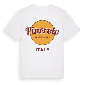 Pinerolo cirkel t-shirt – ekologisk bomull t-shirt från Pinshirt