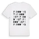 Pino d'Asti ordlek t-shirt