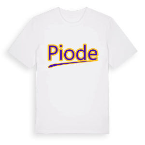 Piode baseball t-shirt – ekologisk bomull t-shirt från Pinshirt
