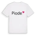 Piode hjärta t-shirt