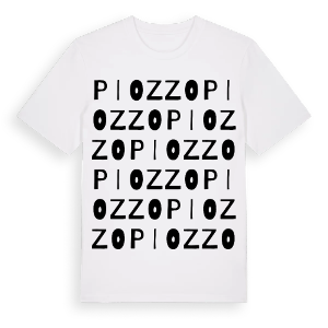 Piozzo ordlek t-shirt – ekologisk bomull t-shirt från Pinshirt