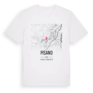 Pisano karta t-shirt – ekologisk bomull t-shirt från Pinshirt