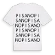 Pisano ordlek t-shirt