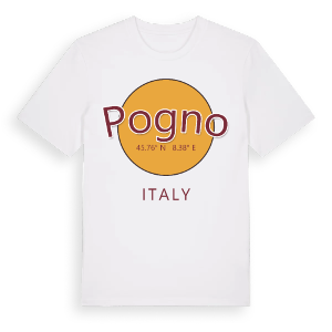 Pogno cirkel t-shirt – ekologisk bomull t-shirt från Pinshirt