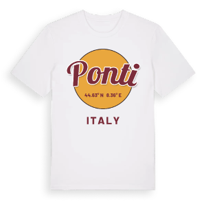 Ponti cirkel t-shirt – ekologisk bomull t-shirt från Pinshirt