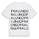 Pralungo ordlek t-shirt