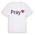 Pray hjärta t-shirt