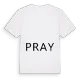 Jag älskar Pray t-shirt stort tryck