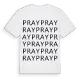Pray ordlek t-shirt