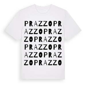 Prazzo ordlek t-shirt – ekologisk bomull t-shirt från Pinshirt
