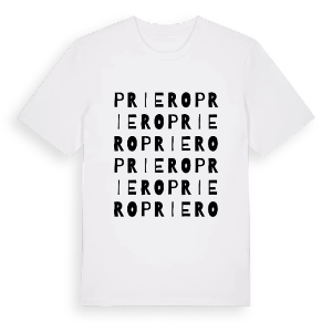 Priero ordlek t-shirt – ekologisk bomull t-shirt från Pinshirt