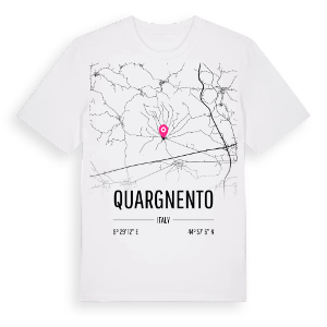 Quargnento karta t-shirt – ekologisk bomull t-shirt från Pinshirt