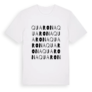 Quarona ordlek t-shirt – ekologisk bomull t-shirt från Pinshirt