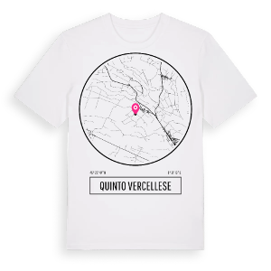 Quinto Vercellese t-shirt – ekologisk bomull t-shirt från Pinshirt