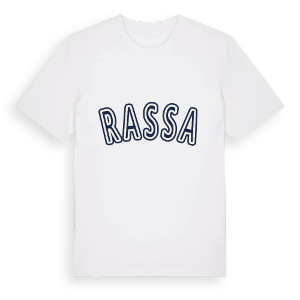 Rassa college t-shirt – ekologisk bomull t-shirt från Pinshirt
