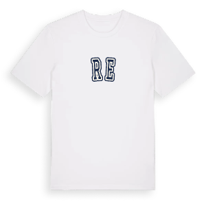 Re college t-shirt – ekologisk bomull t-shirt från Pinshirt
