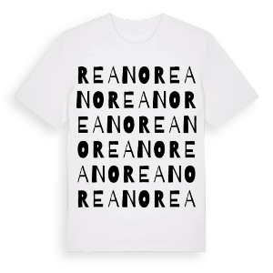 Reano ordlek t-shirt – ekologisk bomull t-shirt från Pinshirt