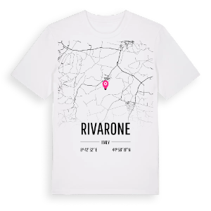 Rivarone karta t-shirt – ekologisk bomull t-shirt från Pinshirt