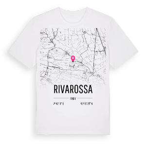 Rivarossa karta t-shirt – ekologisk bomull t-shirt från Pinshirt