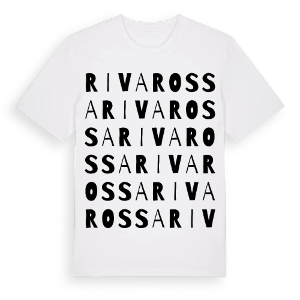 Rivarossa ordlek t-shirt – ekologisk bomull t-shirt från Pinshirt