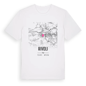 Rivoli karta t-shirt – ekologisk bomull t-shirt från Pinshirt
