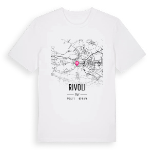 Rivoli karta t-shirt – ekologisk bomull t-shirt från Pinshirt