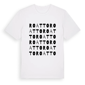 Roatto ordlek t-shirt – ekologisk bomull t-shirt från Pinshirt