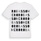 Robassomero ordlek t-shirt