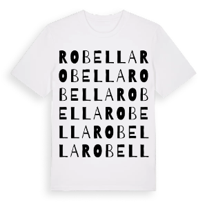 Robella ordlek t-shirt – ekologisk bomull t-shirt från Pinshirt