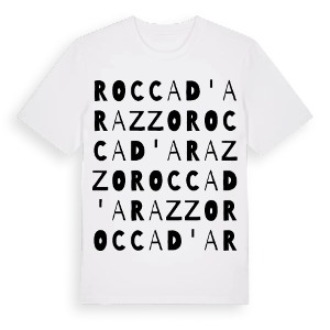 Rocca d'Arazzo ordlek t-shirt – ekologisk bomull t-shirt från Pinshirt