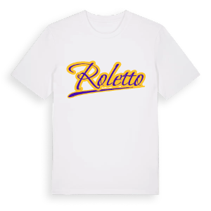 Roletto baseball t-shirt – ekologisk bomull t-shirt från Pinshirt
