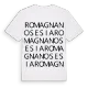 Romagnano Sesia ordlek t-shirt