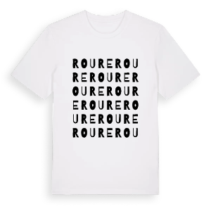 Roure ordlek t-shirt – ekologisk bomull t-shirt från Pinshirt