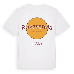 Rovasenda cirkel t-shirt – ekologisk bomull t-shirt från Pinshirt