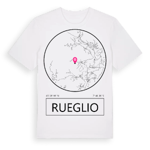 Rueglio t-shirt – ekologisk bomull t-shirt från Pinshirt