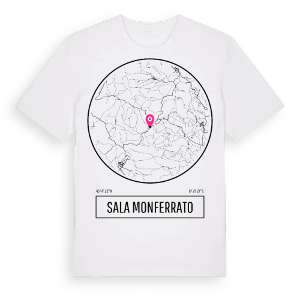 Sala Monferrato t-shirt – ekologisk bomull t-shirt från Pinshirt