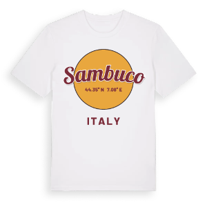 Sambuco cirkel t-shirt – ekologisk bomull t-shirt från Pinshirt