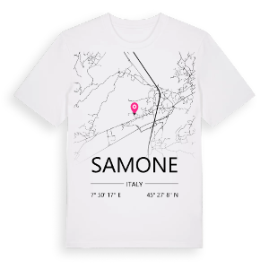 Samone karta t-shirt – ekologisk bomull t-shirt från Pinshirt