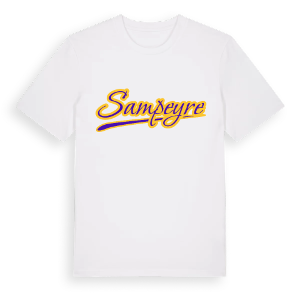 Sampeyre baseball t-shirt – ekologisk bomull t-shirt från Pinshirt