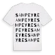 Sampeyre ordlek t-shirt