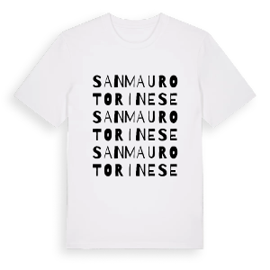 San Mauro Torinese ordlek t-shirt – ekologisk bomull t-shirt från Pinshirt