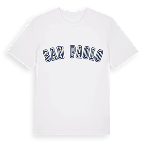 San Paolo college t-shirt – ekologisk bomull t-shirt från Pinshirt